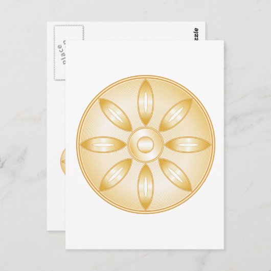 symbool boeddhisme briefkaart (Voorkant / Achterkant)