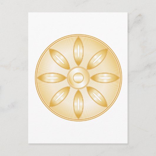 symbool boeddhisme briefkaart (Voorkant)