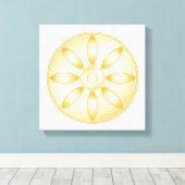 symbool boeddhisme canvas afdruk (Insitu (Houten vloer))