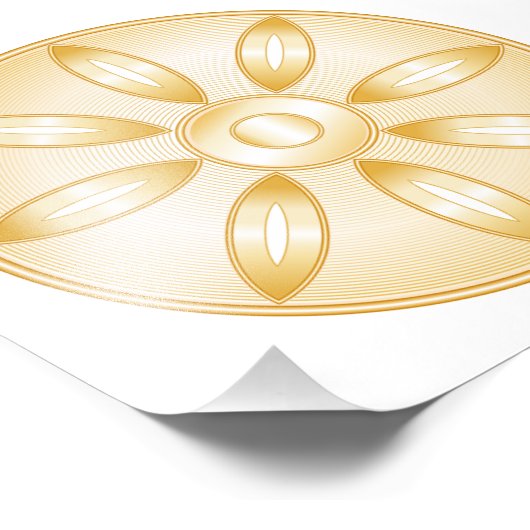 symbool boeddhisme foto afdruk (Hoek)