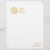 symbool boeddhisme gepersonaliseerd briefhoofd (Voorkant / Achterkant)