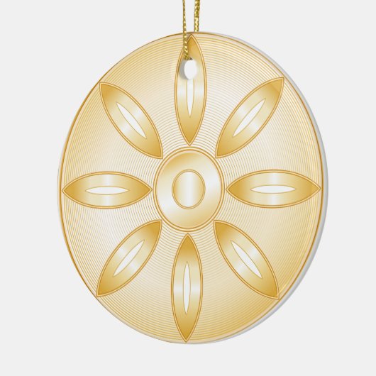 symbool boeddhisme keramisch ornament (Links)