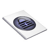 Symbool Button Keypass Notitieboek (Rechterzijde)