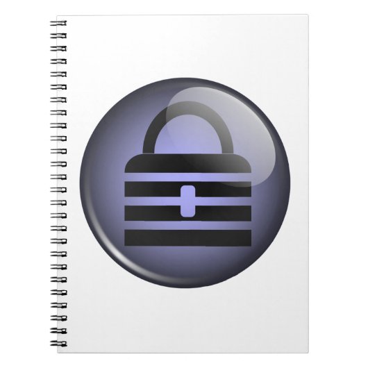 Symbool Button Keypass Notitieboek (Voorkant)