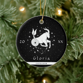 Symbool Capricorn Zodiac Sign Horoscope Keramisch Ornament