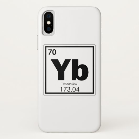 Symbool chemisch element Ytterbium Case-Mate iPhone Case (Achterkant)