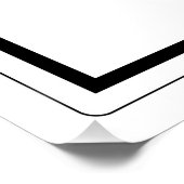 Symbool chemisch element zirkonium perfect poster (Hoek)