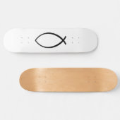 Symbool Christelijke vis (Ichthys) Persoonlijk Skateboard (Horizontaal)