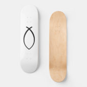 Symbool Christelijke vis (Ichthys) Persoonlijk Skateboard (Voorkant)
