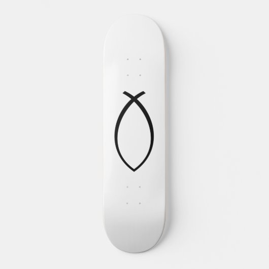 Symbool Christelijke vis (Ichthys) Persoonlijk Skateboard (Voorkant)