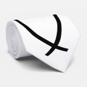 Symbool Christelijke vis (Ichthys) Stropdas (Opgerold)