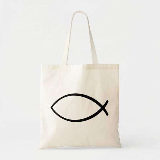 Symbool Christelijke vis (Ichthys) Tote Bag (Voorkant)