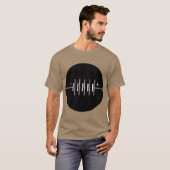 Symbool Circled Batterijen T-shirt (Voorkant volledig)