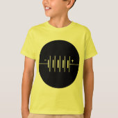 Symbool Circled Batterijen T-shirt (Voorkant)