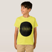 Symbool Circled Batterijen T-shirt (Voorkant volledig)