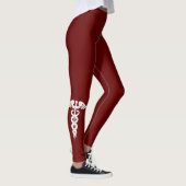 Symbool Dark Red Leggings (Rechts)