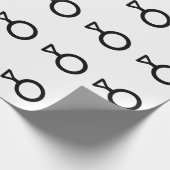 Symbool derde geslacht cadeaupapier (Hoek)