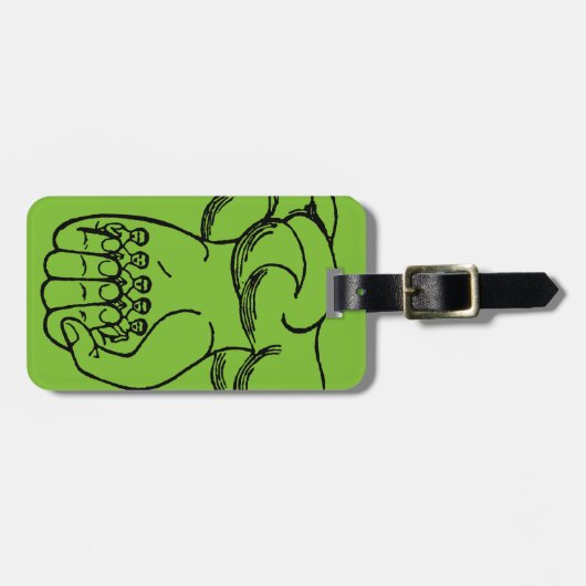Symbool: Divine Hand Bagagelabel (Voorkant horizontaal)