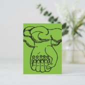 Symbool: Divine Hand Briefkaart (Staand voorkant)