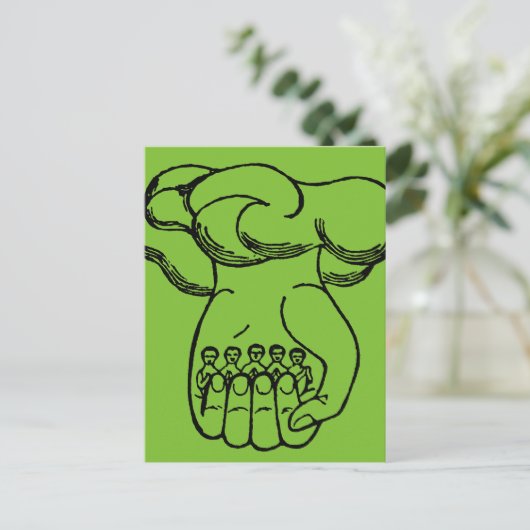 Symbool: Divine Hand Briefkaart (Staand voorkant)