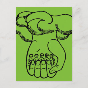Symbool: Divine Hand Briefkaart