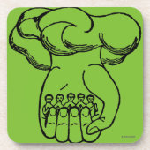 Symbool: Divine Hand Drankjes Onderzetter (Voorkant)