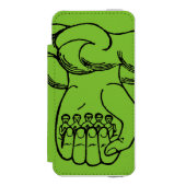 Symbool: Divine Hand Incipio iPhone Portemonnee Hoesje (Voorkant Agenda)