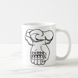 Symbool: Divine Hand Koffiemok