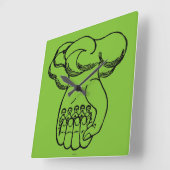 Symbool: Divine Hand Vierkante Klok (Hoek)