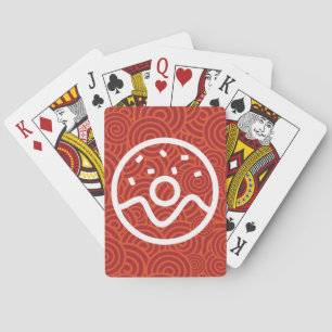 Symbool Donut Bites Pokerkaarten