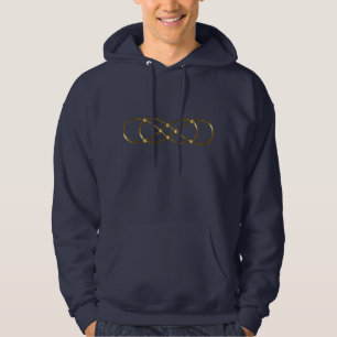 Symbool dubbel Infinity - Antiek Goud Hoodie