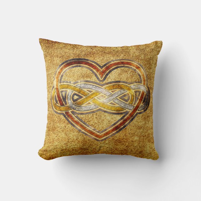 Symbool dubbel oneindigheidshart BiColor Kussen (Voorkant)