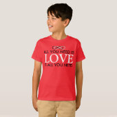 Symbool dubbele infiniteit - zwart en wit t-shirt (Voorkant volledig)