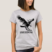 Symbool Eagle Freedom. Gepersonaliseerd T-shirt (Voorkant)