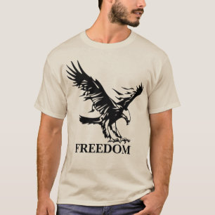 Symbool Eagle Freedom. Gepersonaliseerd T-shirt