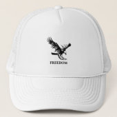 Symbool Eagle Freedom. Gepersonaliseerd Trucker Pet (Voorkant)