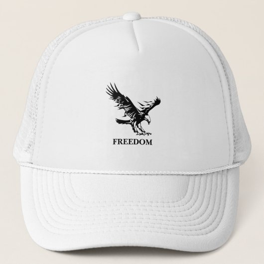 Symbool Eagle Freedom. Gepersonaliseerd Trucker Pet (Voorkant)