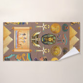 Symbool Egyptisch ouderlijk rechthoekig patroonsym Badhanddoek (Badhanddoek)