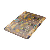 Symbool Egyptisch ouderlijk rechthoekig patroonsym Badmat (Gekanteld)