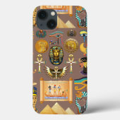 Symbool Egyptisch ouderlijk rechthoekig patroonsym Case-Mate iPhone Case (Achterkant)