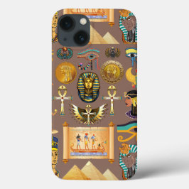 Symbool Egyptisch ouderlijk rechthoekig patroonsym Case-Mate iPhone Case