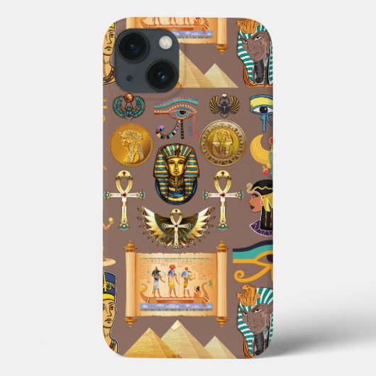 Symbool Egyptisch ouderlijk rechthoekig patroonsym Case-Mate iPhone Case (Achterkant)