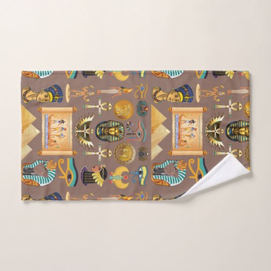 Symbool Egyptisch ouderlijk rechthoekig patroonsym Handdoek (Handdoek)