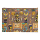 Symbool Egyptisch ouderlijk rechthoekig patroonsym Kussensloop (Achterkant-Links)