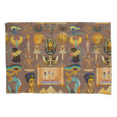 Symbool Egyptisch ouderlijk rechthoekig patroonsym Kussensloop (Voorkant-Links)