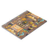 Symbool Egyptisch ouderlijk rechthoekig patroonsym Notitieboek (Linkerzijde)