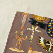 Symbool Egyptisch ouderlijk rechthoekig patroonsym Strandlaken (In situ)