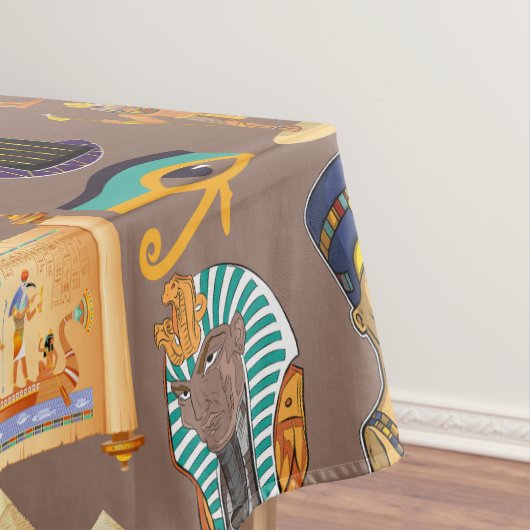 Symbool Egyptisch ouderlijk rechthoekig patroonsym Tafelkleed (Voorbeeld)