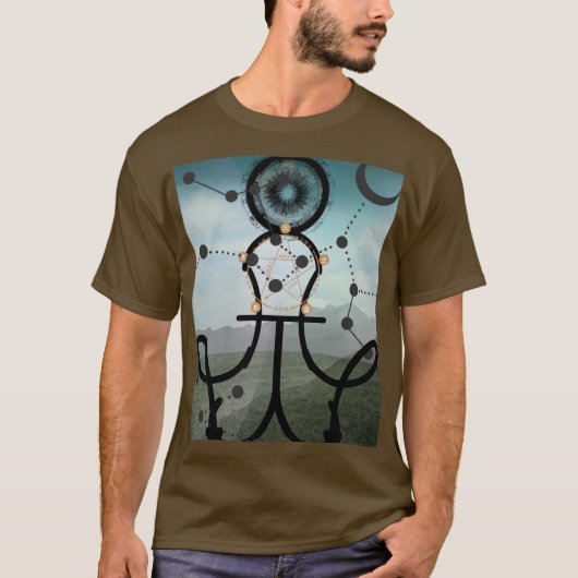 SYMBOOL EN ASTRALE KOSMISCHE T-SHIRT (Voorkant)