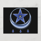 Symbool en Briefkaart van het pentagram (Voorkant)